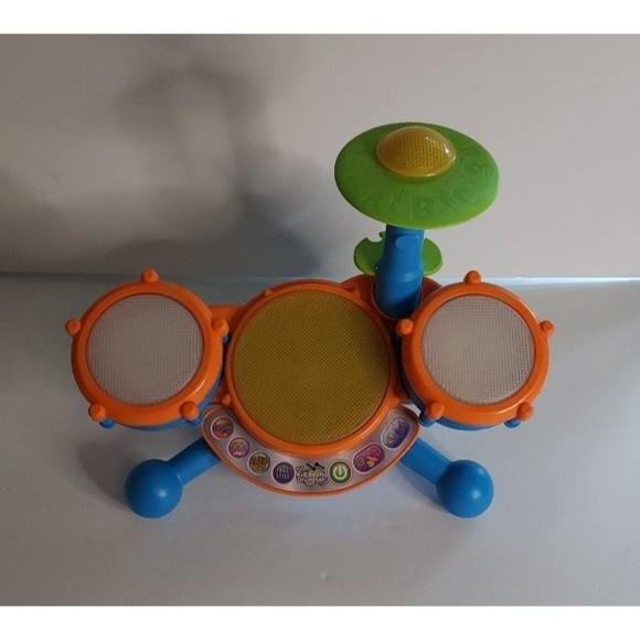 VTech KidiBeats Drum Set no drum sticks - Picture 1 of 3